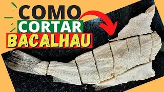 Como cortar bacalhau inteiro de maneira perfeita e sem desperdícios - você não vai acreditar!