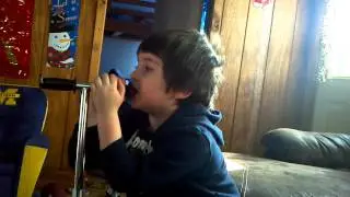 4 year old singing crazy train. Little Ozzy.