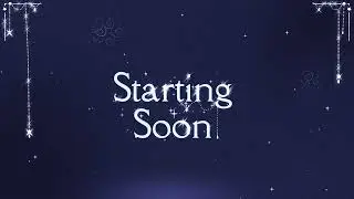 Blue Shimmer Starlight Animated Twitch  Stream Pack