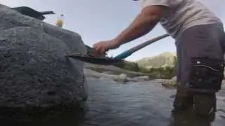 Goldwaschen in der Schweiz mit Hilfe von Unterdruck/Gravitation !
