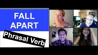 fall apart - learn the phrasal verb fall apart - so many ways to use it!