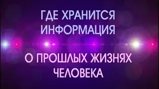 Реинкарнация. Где хранится информация о прошлых жизнях человека.
