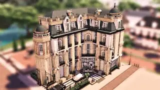 Parisian Apartment | No cc | The sims 4 | Stop motion Speed build short story | Parisian Rooftop
