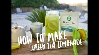 How to make green tea lemonade