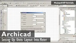 Archicad Setting Up Layout Into Meter