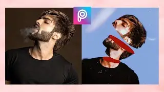Edit Efect Sliced di Picsart ll Tutorial Picsart