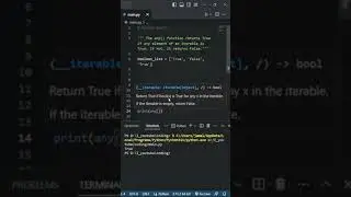 ANY Function in python any() ?? #python #shorts