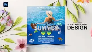 How to Design Social Media Post I Photoshop Tutorial