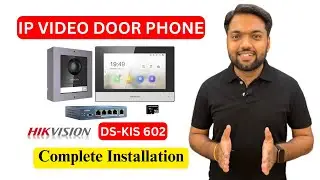 Video Door Phone | Hikvision | DS-KIS 602 | Complete Installation 2024
