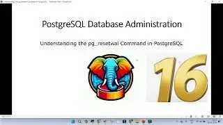 pg_resetwal Command in PostgreSQL