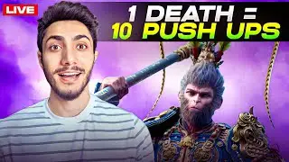 Black Myth Wukong But 1 Death = 10 Push Ups!