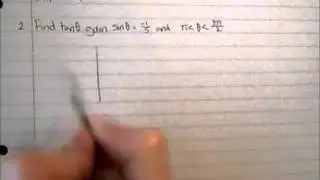 Finding Exact Values of Trigonometric Ratios