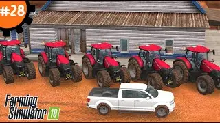 Мощь и Стиль: Исследуем Возможности трактора CASE Optum 300 CVX! Fs 18 | Farming Simulator 18. #28