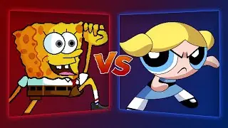 MUGEN Battle - SpongeBob vs Bubbles