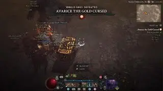 Avarice The Gold Cursed | Diablo IV