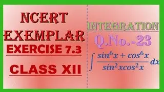 NCERT Exemplar maths solution class 12 Ex.-7.3/Integration Q.No-23