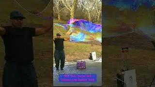 New York Central Park Rainbow soap bubbles Walk   
