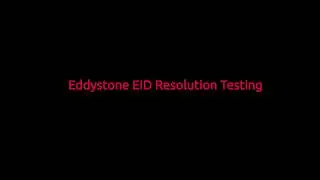 Eddystone EID Beacons registration and resolution open source service : ResolutionTesting