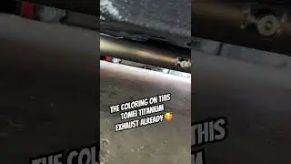 😍 The Coloring On This Tomei Ti Exhaust Already! #evo9 #evo #jdm
