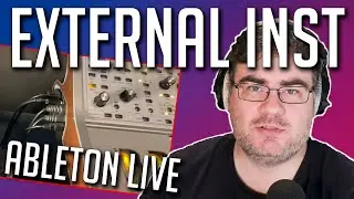 How I Use External Instrument in Ableton Live (Moog Synthesizer)
