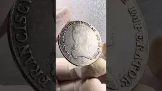 Austria Empire 1/2 Thaler 1821 G Prague Francis I Thaler Silver