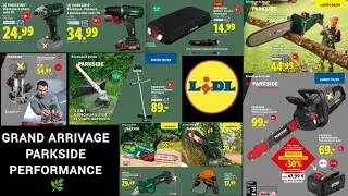 ✨ Lidl Parkside Performance 2025 🌿 CATALOGUE du 01/09 au 18/09 ✨ #lidl #parkside #catalogue