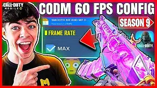 How to unlock 60 Fps & Max Graphics Codm Global / Garena Best 60 Fps Config For Cod mobile Season 9