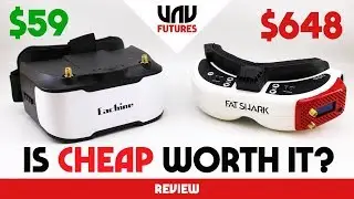 NEW EACHINE $59 FPV GOGGLES vs $648 PREMIUM GOGGLES! Eachine VRD3 review