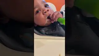Working on #selffeeding  #babyfood  #babies #babyboy