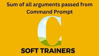 C11.3 |sum of all arguments passed from command prompt | C Language| for Beginners| Dr Khaja Masthan