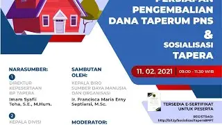 Sosialisasi Persiapan Pengembalian Dana TAPERUM PNS dan Sosialisasi TAPERA
