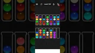 ball sort color puzzle level 129 | ball sort puzzle game|