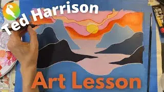 Ted Harrison Landscapes | For kids, teachers and parents