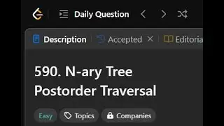 145. N-ary Tree Postorder Traversal || LeetCode Daily Challenges ||  LogicBytesbyAK || JAVA ||