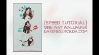 one way wallpaper [speed tutorial]