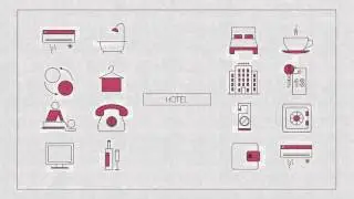 Flat Animated Icons Library After Effects Template