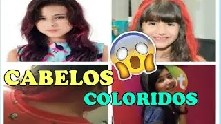 Meninas do SBT que já tiveram cabelos coloridos