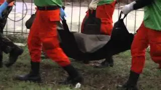 Anadolu Ajansı - Cesetler toplu mezarlara gömülüyor