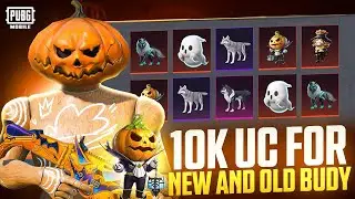 بهترین اسکین هالوین گرفتم 10K UC for new & Old Buddy#4ubaba #pubgmobile