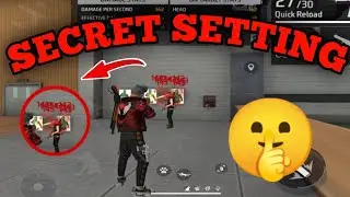 enable this setting for MORE HEADSHOT in free fire 🔥 🤫