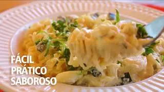 Receita de Macarrão Instantâneo com Alho Poró e Molho de Limão