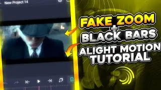 trending Black Bars+Fake Zoom  transition 😳🔥Tutorial | Alight Motion haru efx tutorials