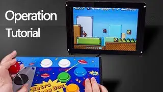 DIY Raspberry Pi Retro Game Box Gamepad Assembly Tutorial (Arcade Button + Joystick )