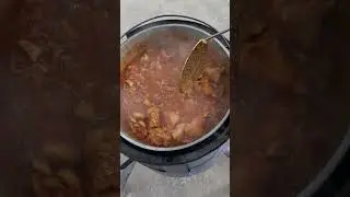 Во дворе в казане😉