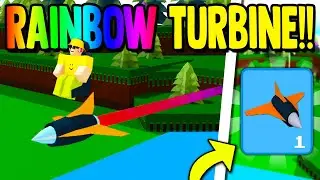 *RAINBOW* TURBINE (tutorial) | Build a Boat for Treasure ROBLOX