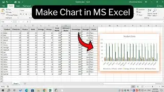 How to Create a Student Sheet Chart in MS Excel | Excel Tutorial 2024