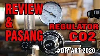 UNBOXING REVIEW CARA PASANG REGULATOR GAS CO2  YAMATO -  HOW TO INSTALL THE YAMATO CO2 GAS REGULATOR