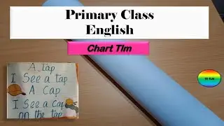Sentence making chart| Introducing new words tap, cap, see| English tlm for Primary| Charttlm #tetlm