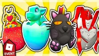HOW TO GET DRAGON EGGVENTURE, ROUNDCAT EGG, EGG OF HEARTS & EGGCHANTED! (Roblox EGG HUNT Event 2020)