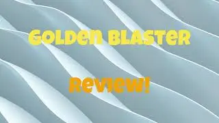 Golden Blaster Review | Star Wars Coruscant Roblox.